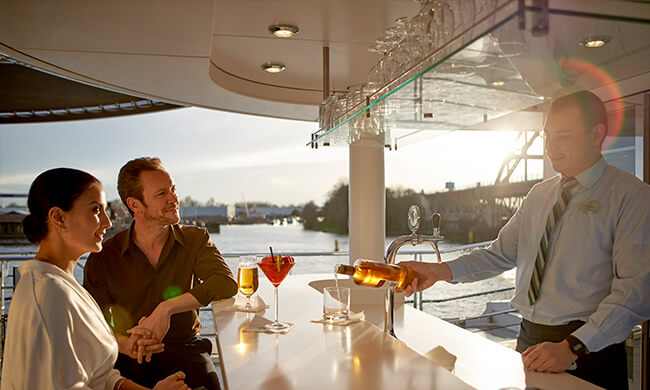 vista bar - scenic bar views - crystal cruises